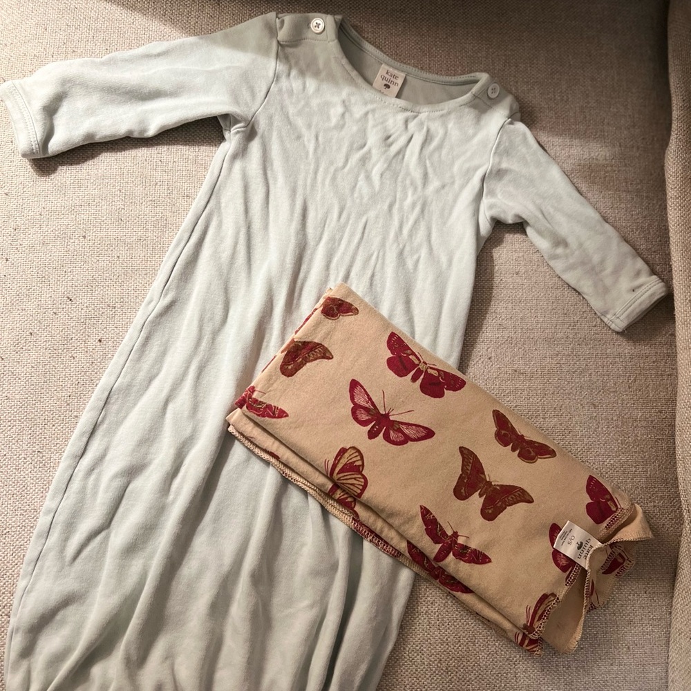 Kate Quinn gown and swaddle